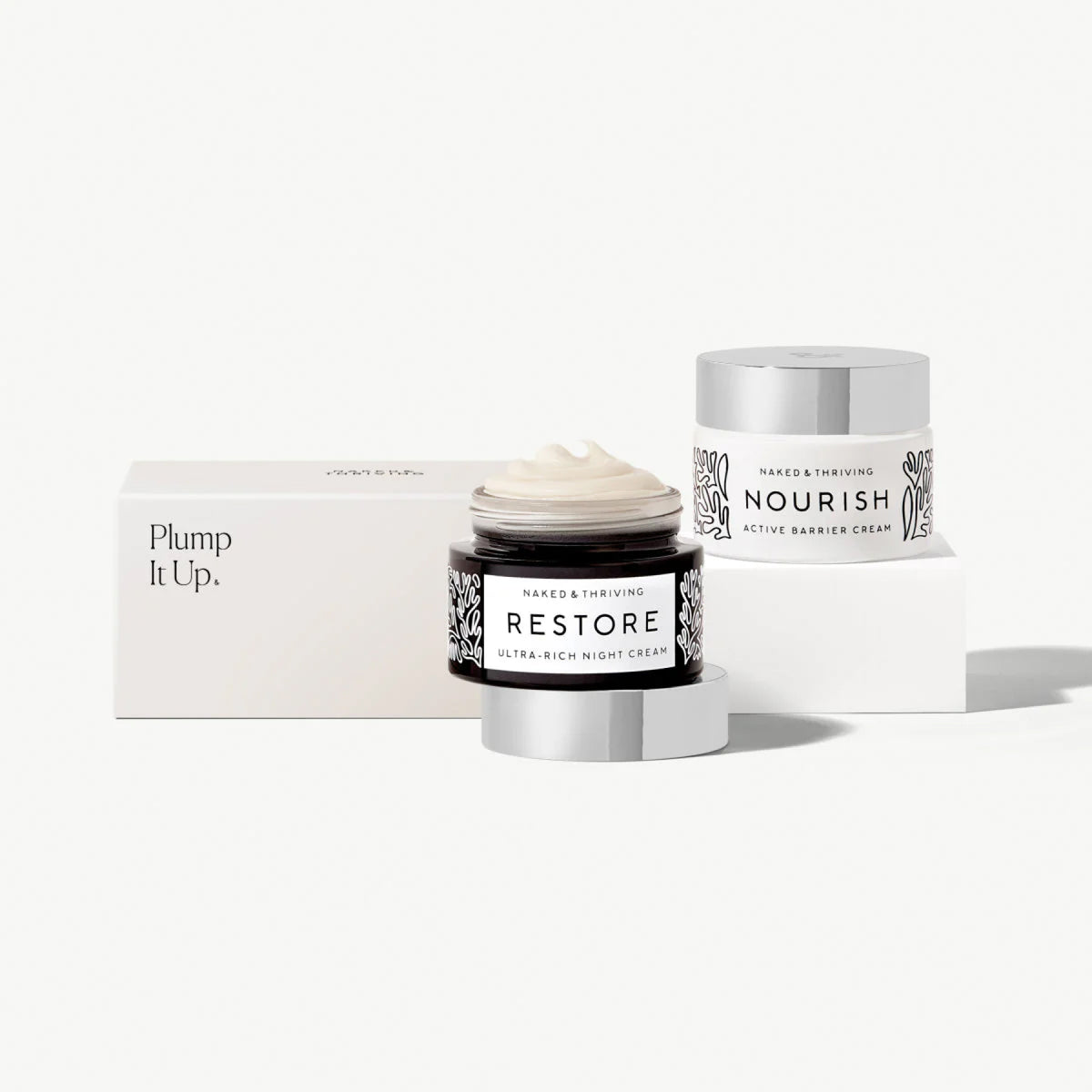 Luxury skincare moisturizer offers duo