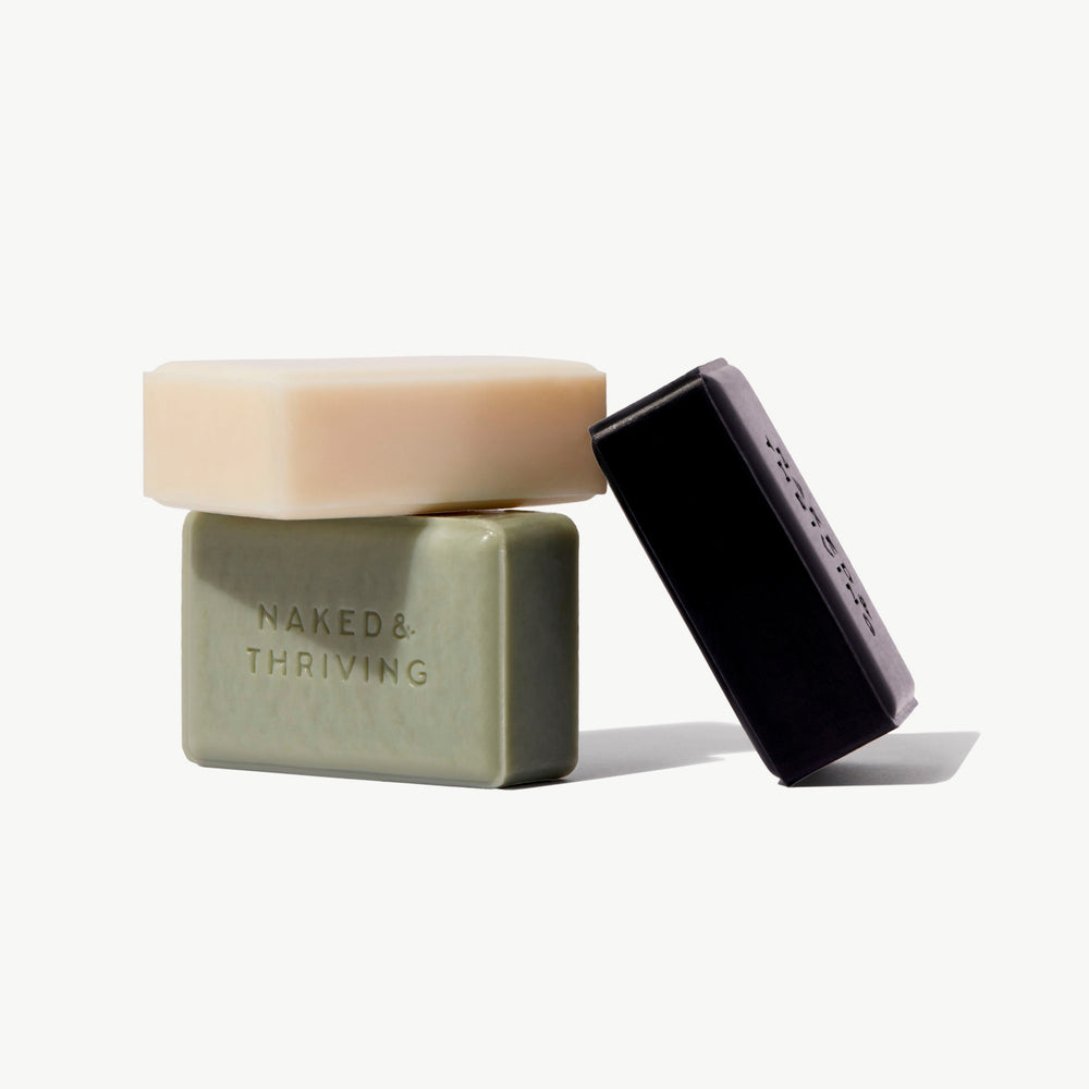 The Cleansing Bar Set: Soothe, Purify, Exfoliate