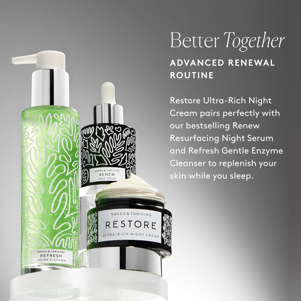 
                  
                    Restore Ultra-Rich Night Cream: A retinol-alternative cream
                  
                