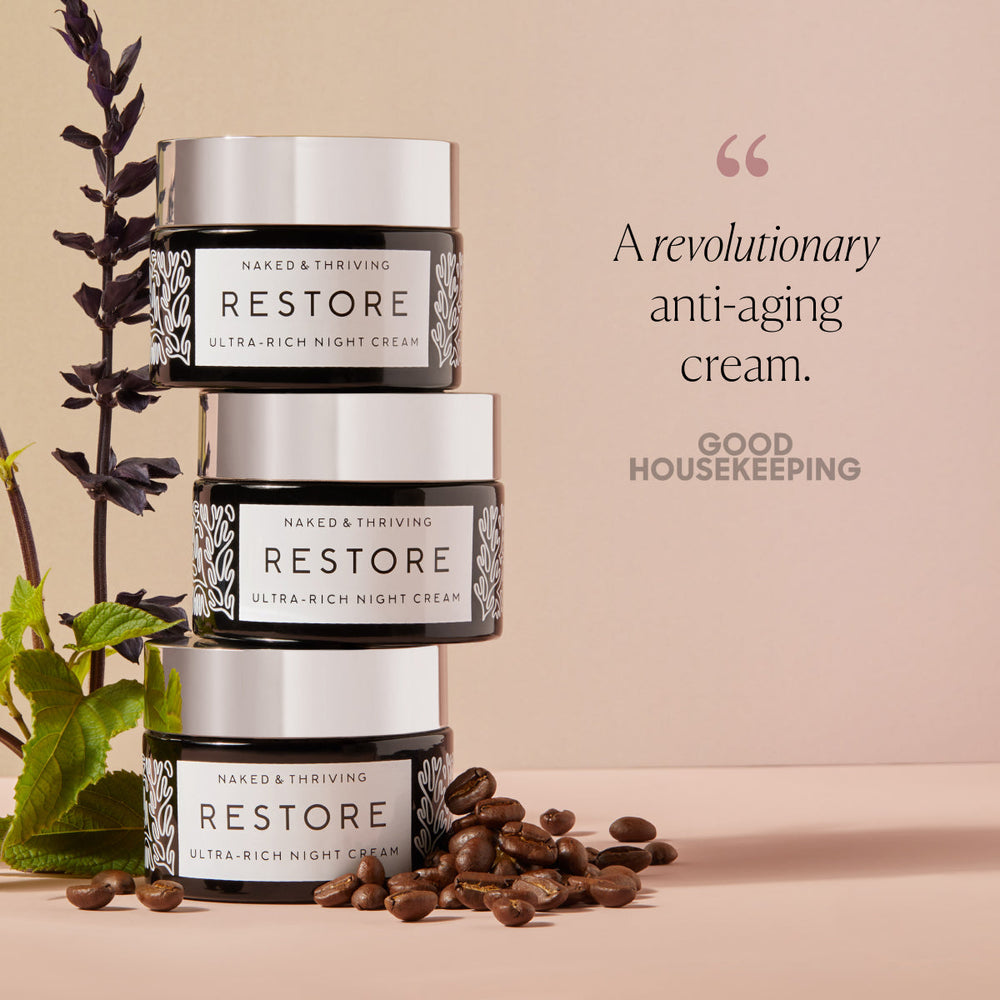 
                  
                    Restore Ultra-Rich Night Cream:  For a resurfaced, radiant complexion
                  
                